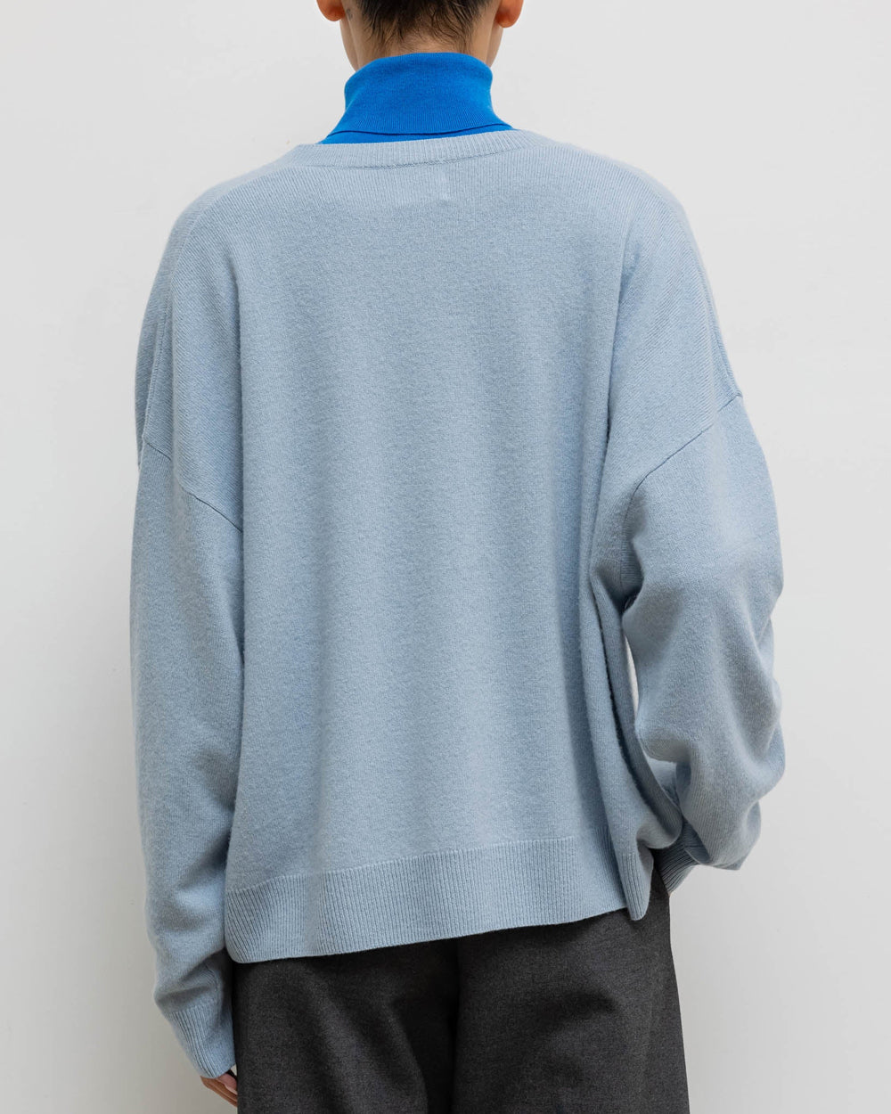 Azure Zoe V Neck Sweater