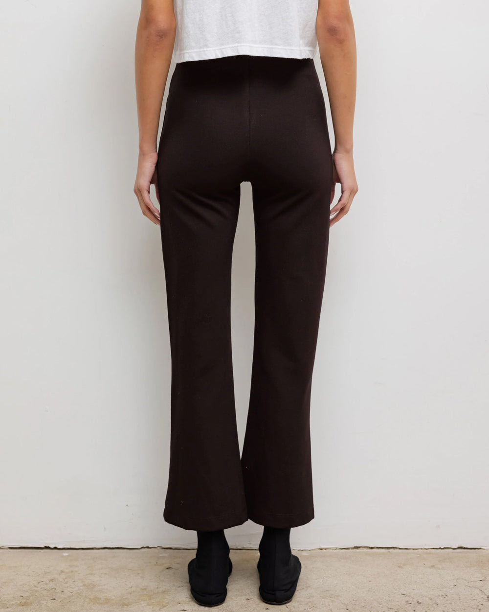 Rio High Rise Flare Pant in Chocolate