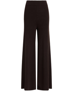 Zoe Wide Leg Pant in Chocolate