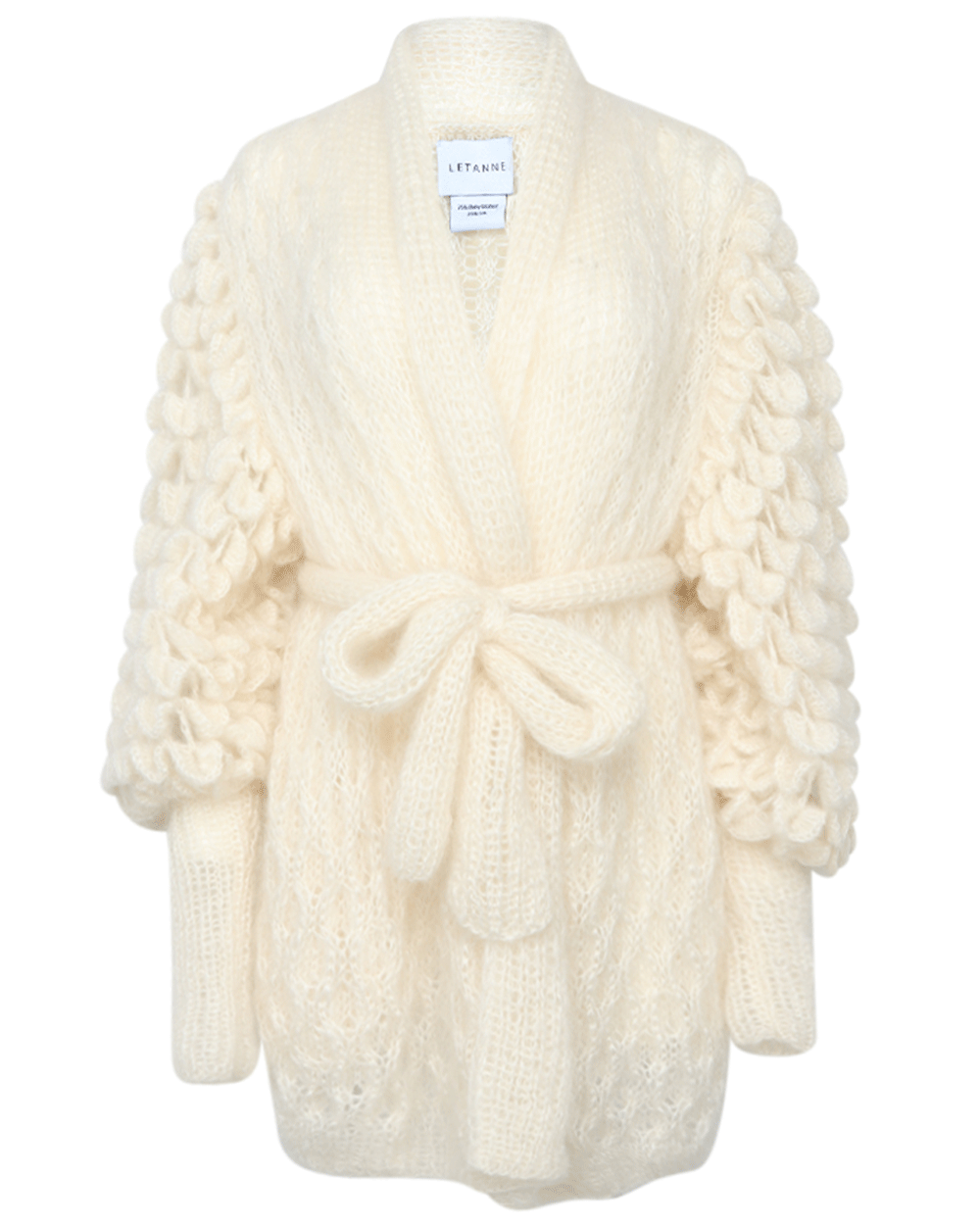 White Mini Eva Lace Coat