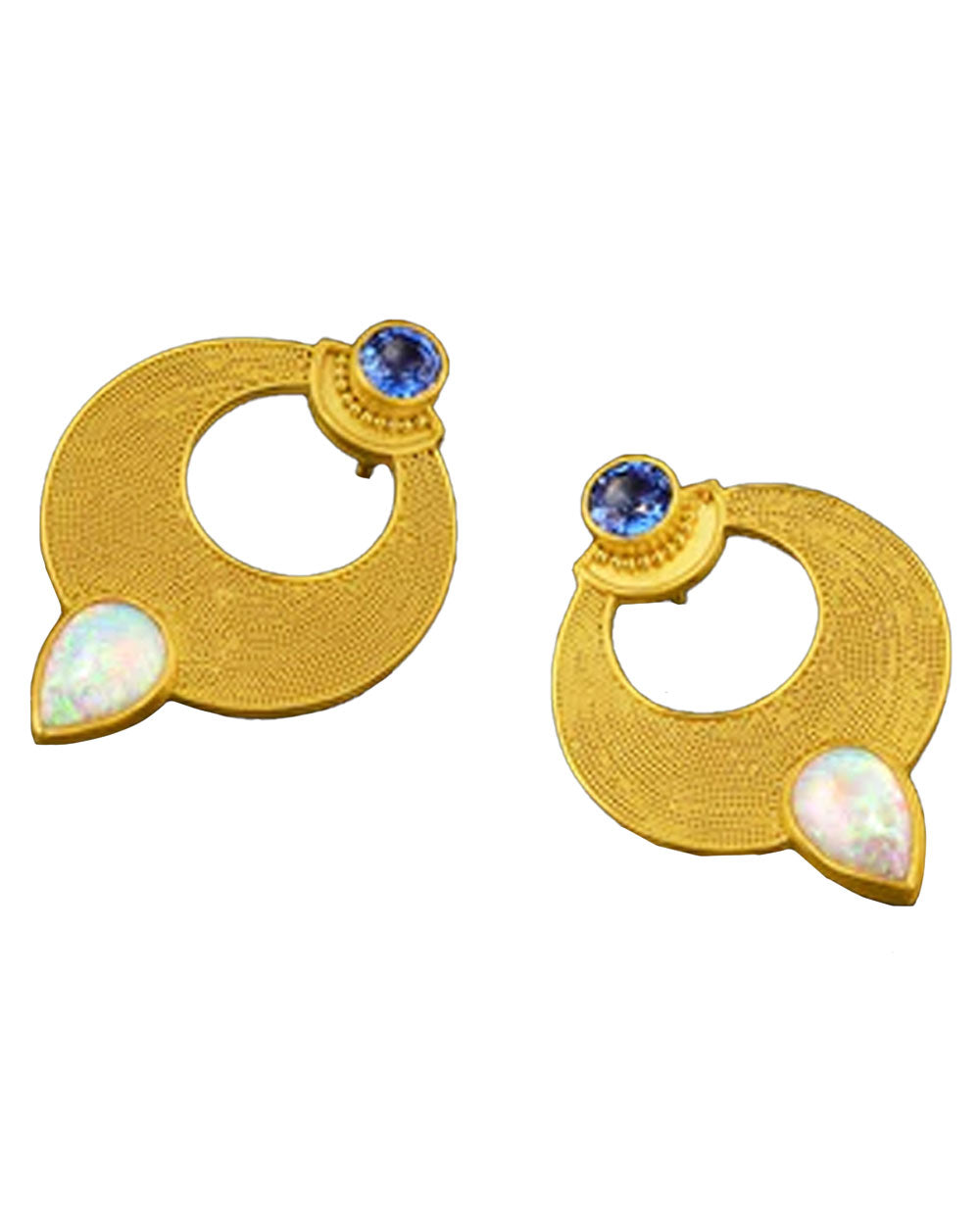 Mini Cleo Opal Earrings