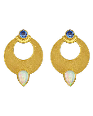 Mini Cleo Opal Earrings