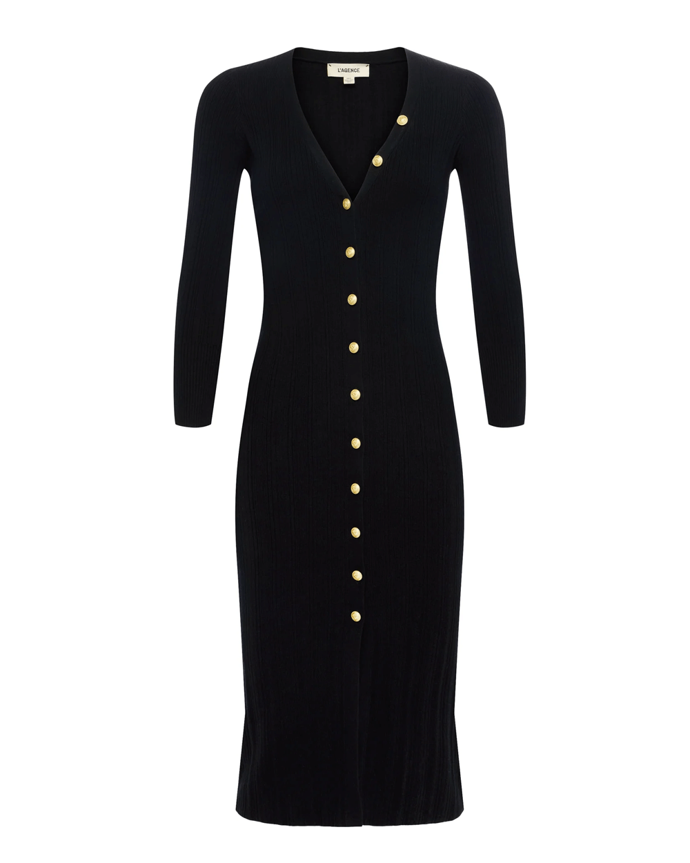 Black and Gold Kyra Duster Dress