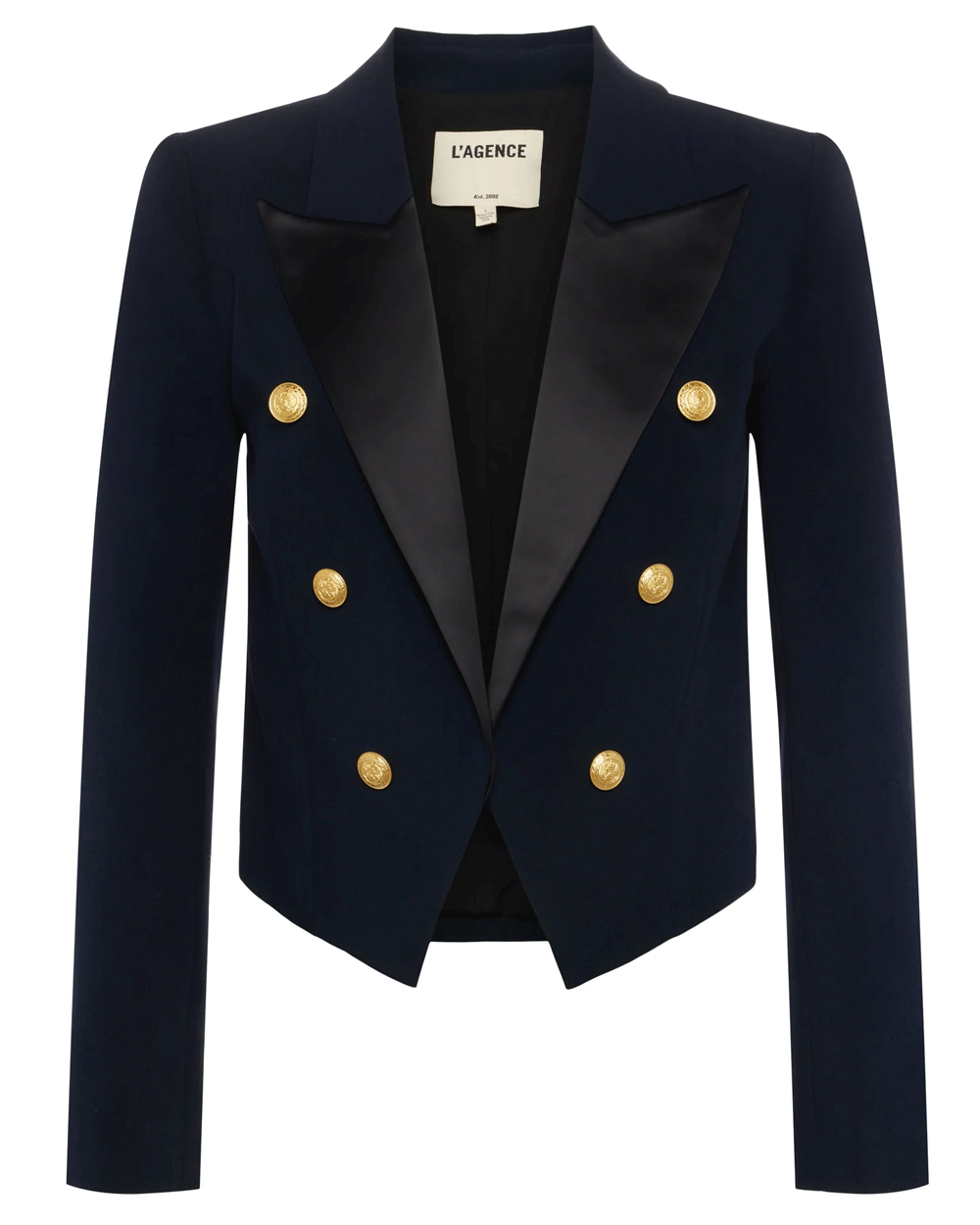 Midnight Black Lila Boxy Blazer