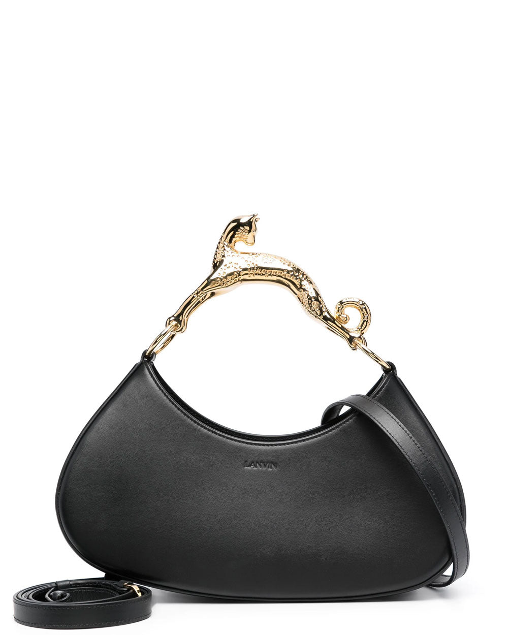 Large Hobo Bag with Cat Handle