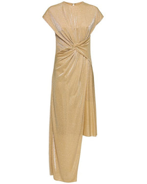 Sand Asymmetrical Long Dress