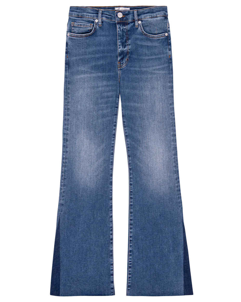 Le Easy Flare Outseam Jean in Mermaid