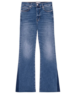 Le Easy Flare Outseam Jean in Mermaid