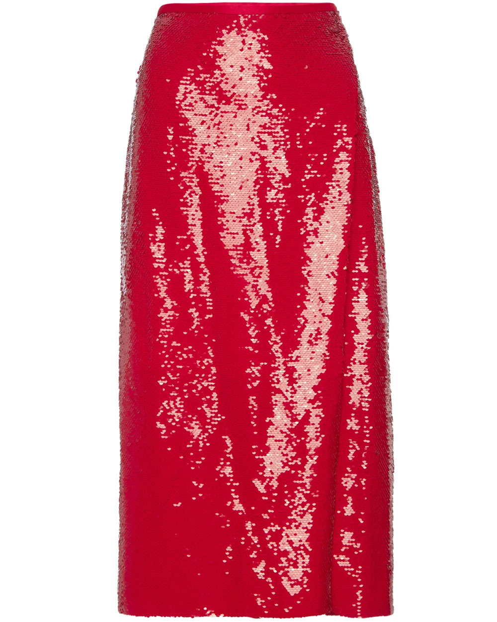 Le Superbe Lipstick Red Sequin Jolie Skirt – Stanley Korshak