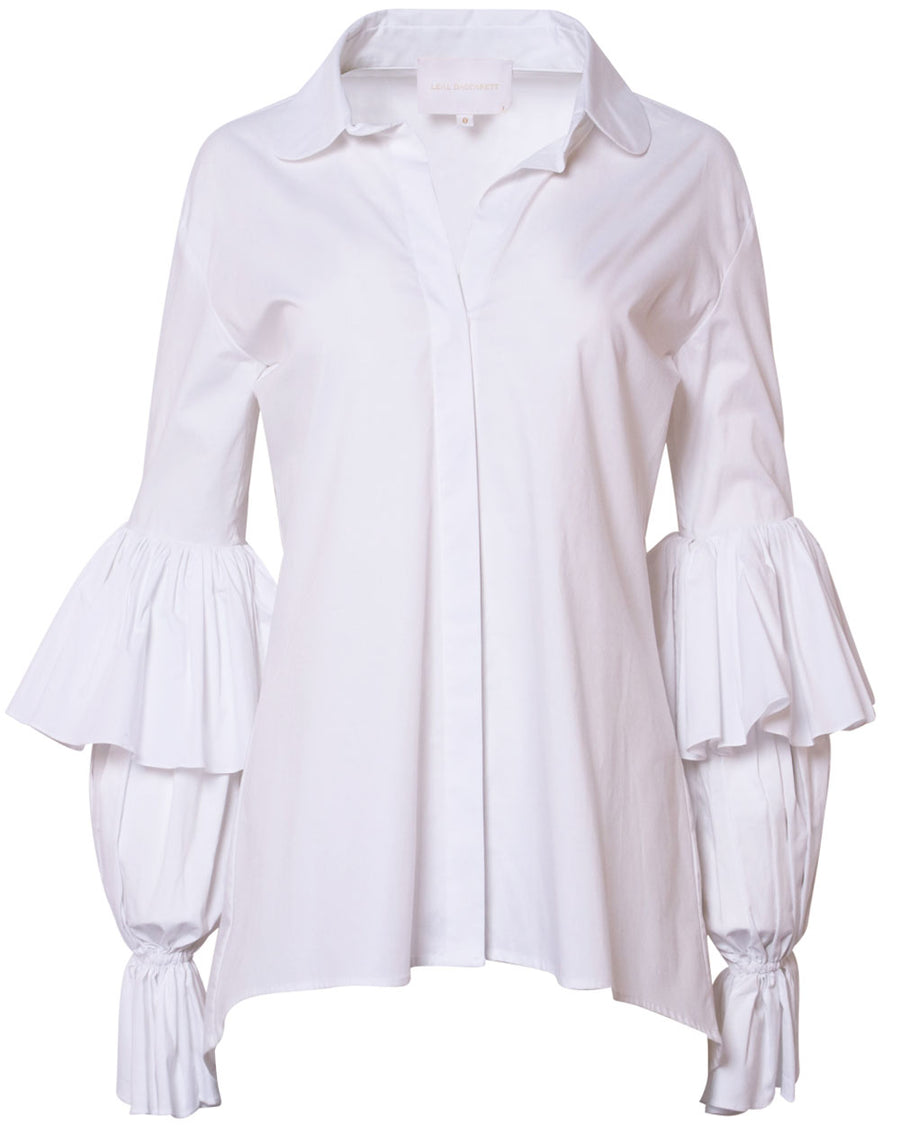 White Ila Button Down Blouse