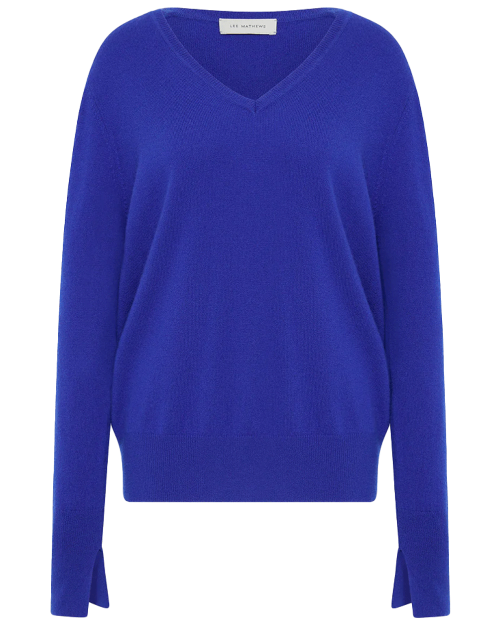 Cobalt Cashmere V Neck