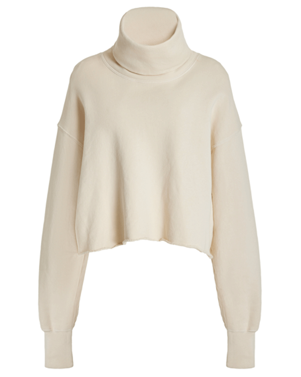 Ivory Coreena Cropped Cowl Neck