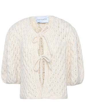 Cream Fiona Cashmere Cardigan