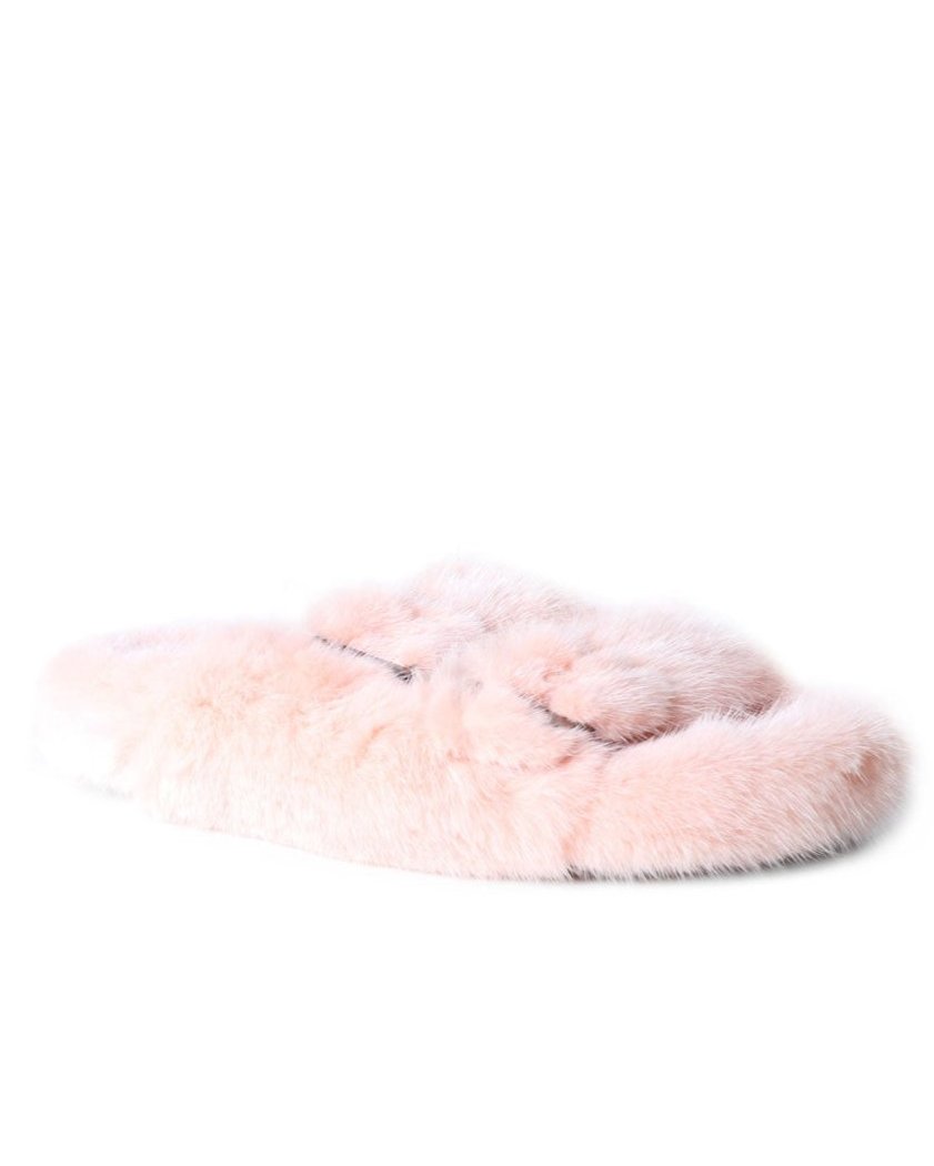 Mink Slides in Pink