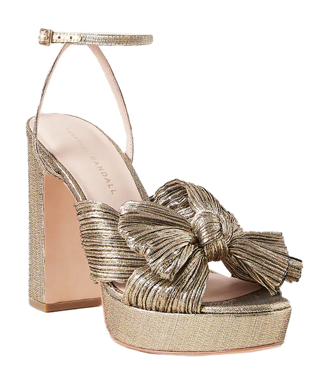 Randall Pleated Platform Sandal