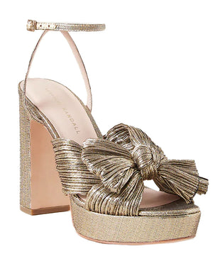 Randall Pleated Platform Sandal