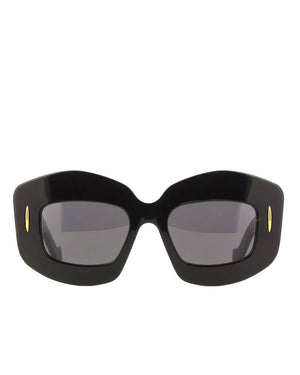 Chunky Anagram Sunglasses in Black