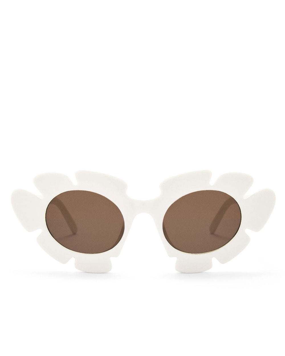 Flower Sunglasses in White