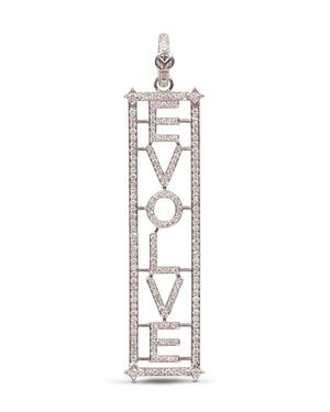 Diamond Evolve Rectangle Pendant