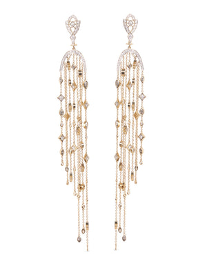 Diamond Tassel Earrings