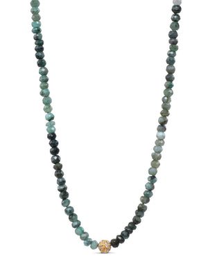 Emerald Beaded Necklace