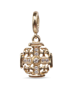 Mini Diamond Cross Pendant