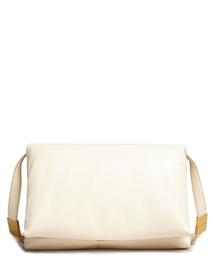 Marni Large Calfskin Crossbody Bag in Ivory