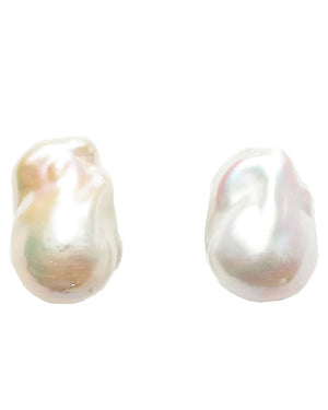 Baroque Pearl Clip On Earrings