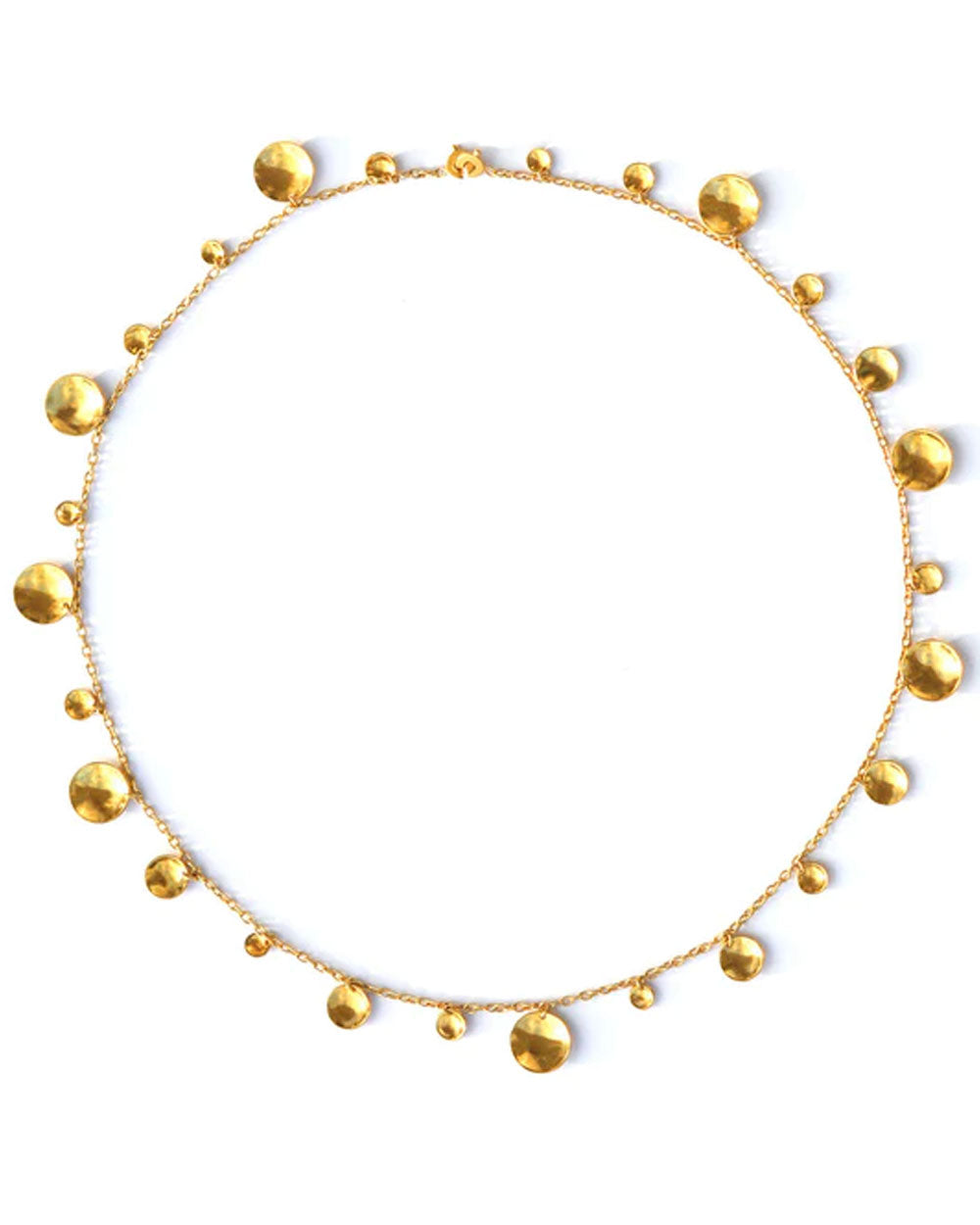 Dangling Irregular Mirror Necklace
