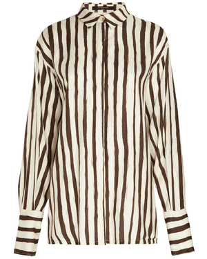 Brush Striped Print Salma Shirt