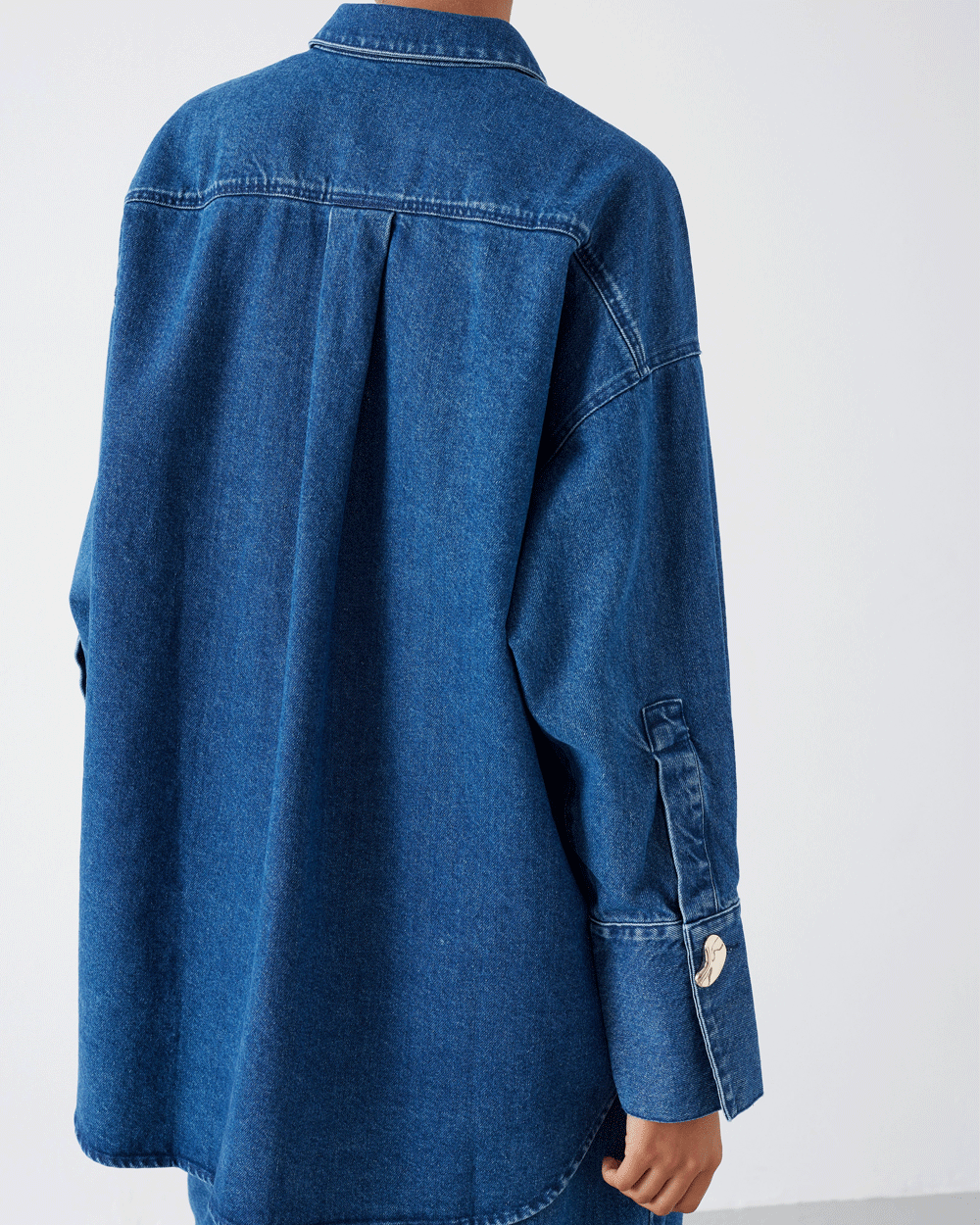 Mid Wash Blue Fenella Denim Shirt