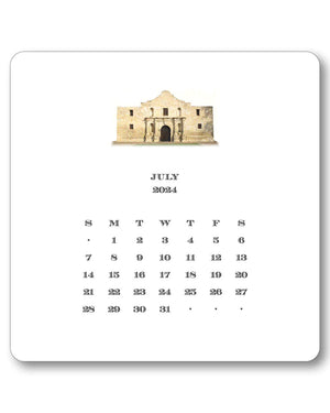 2024 Texas Calendar With Easel