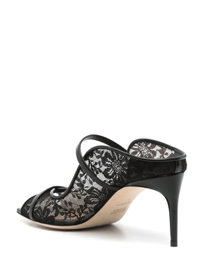 Noah Lace Mesh 70 Sandal in Black