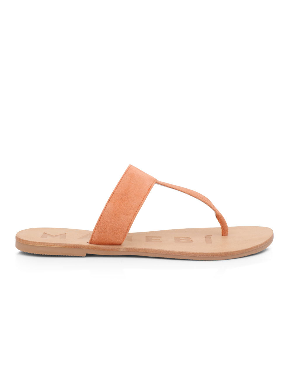 Manebi Suede Leather Sandals in Sunset Orange – Stanley Korshak