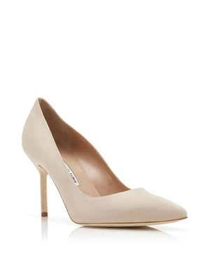 BB Suede 90 Pump in Nude