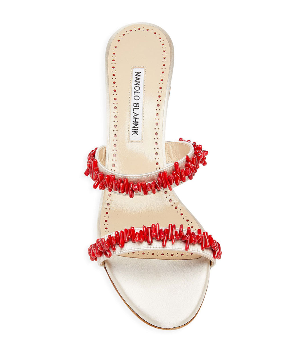 Clorettenu Beaded Satin Mule in Yoth