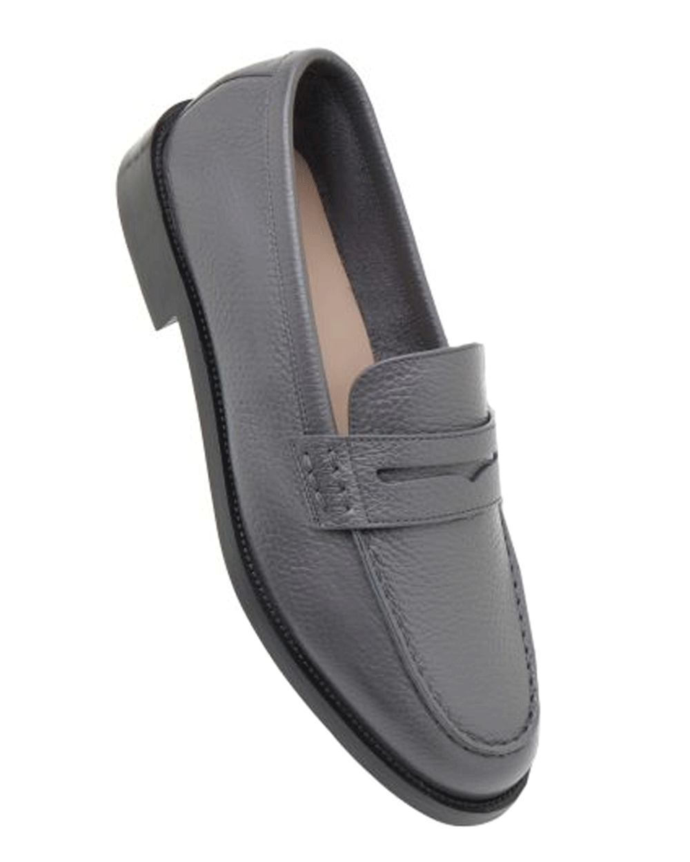 Perry Calf Loafer in Grey