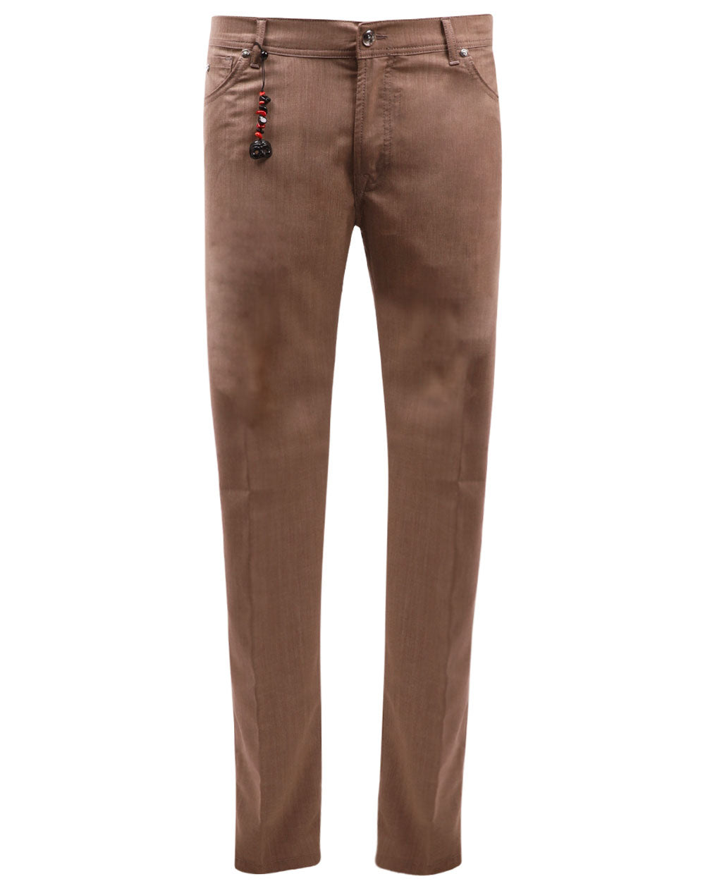 5 Pocket Stretch Pants in Light Brown