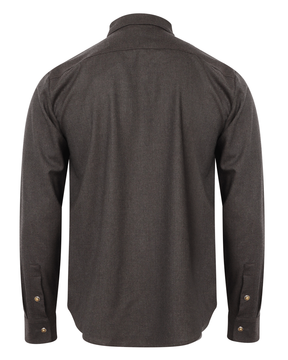 Brown Cashmere Overshirt