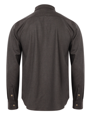 Brown Cashmere Overshirt