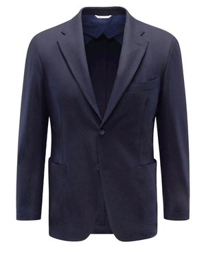 Navy Melange Travel Blazer