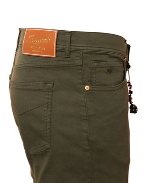 Nerano Denim 5 Pocket Pant in Olive