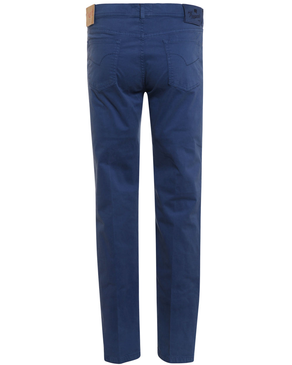 Royal Blue Sueded Supima Cotton Casual Pant