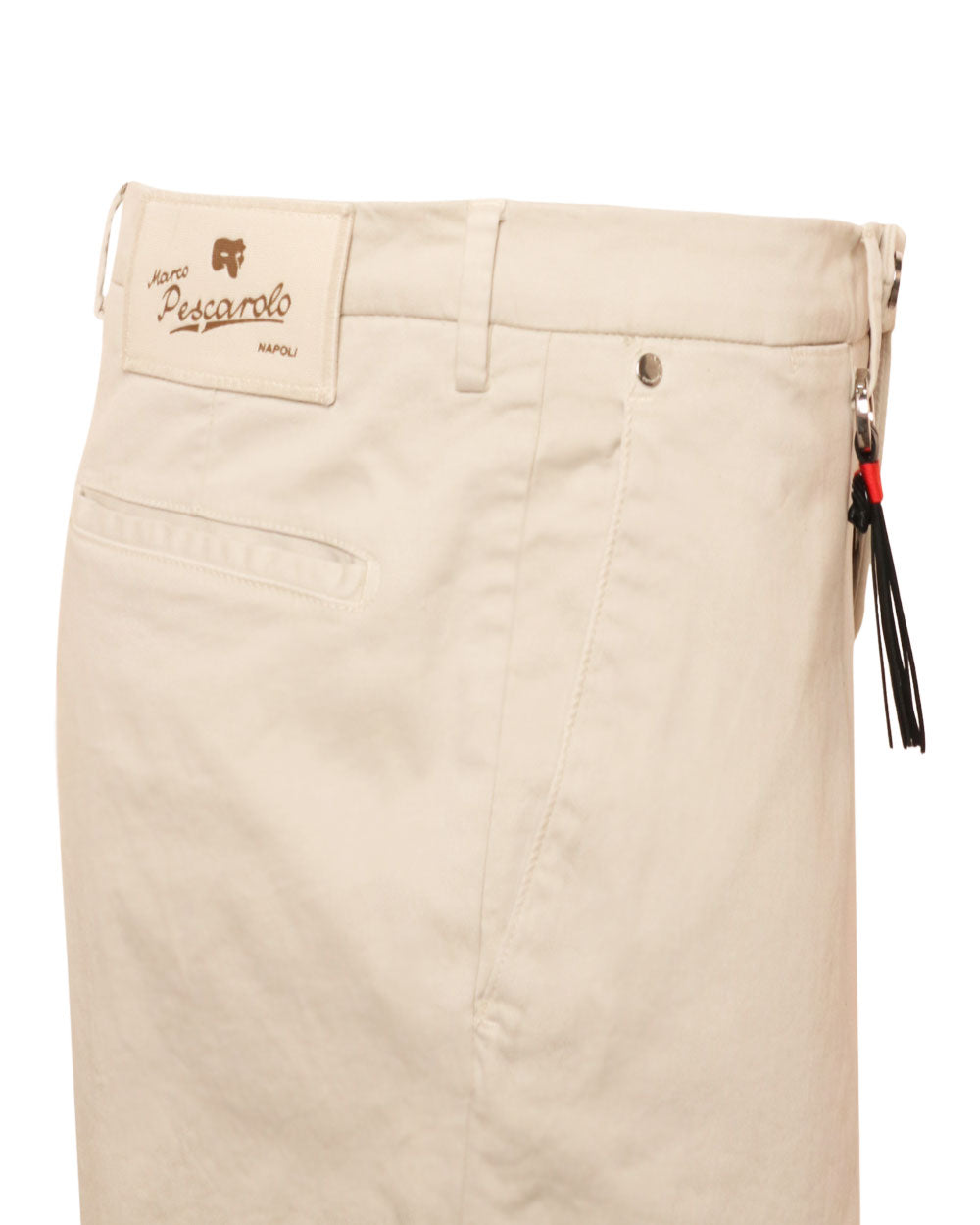 Semi Dress Flat Front 5 Pocket Pant in Cream