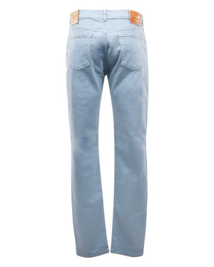 5 Pocket Stretch Pants in Soft Blue