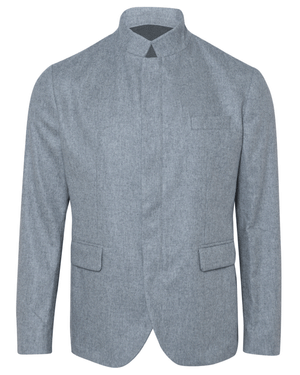 Soft Grey Cashmere Blend Jacket