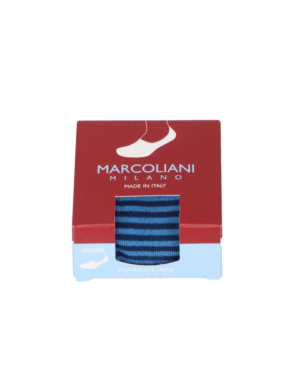 Navy Stripe Invisble Socks