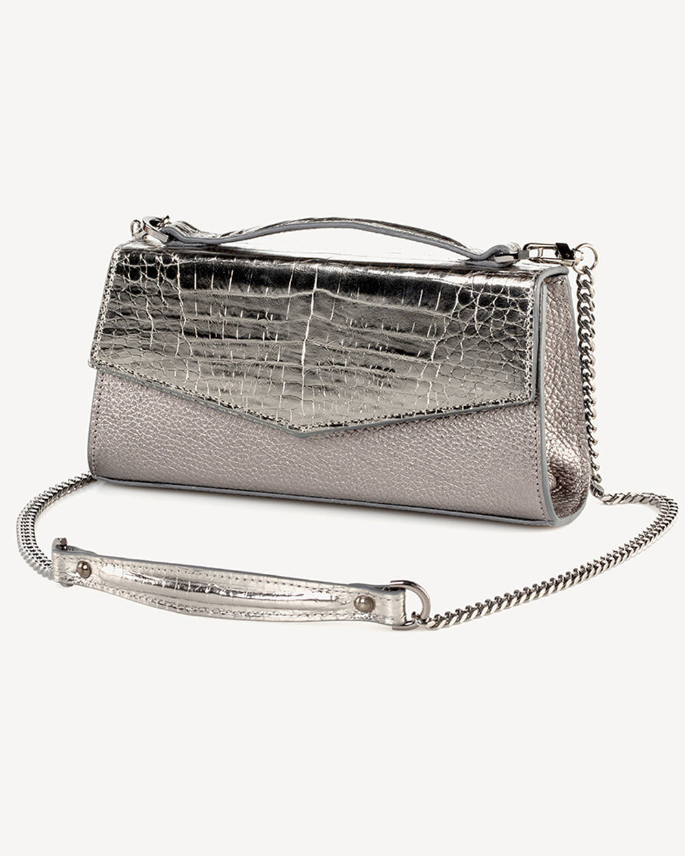 Alice Crossbody Clutch in Anthracite
