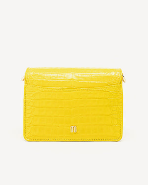 Valencia Bag with Chain in Yellow