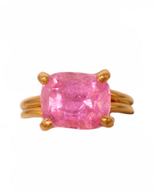 Pink Tourmaline Summer Ring